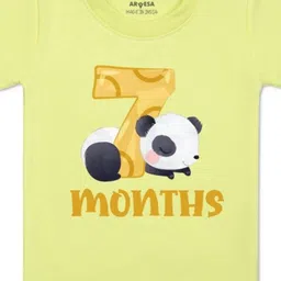 Arvesa Kids Typography Printed Applique T-shirt image 3