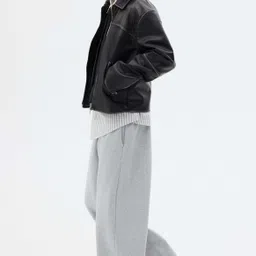 H&M Wide-leg Cotton Joggers-picture-42