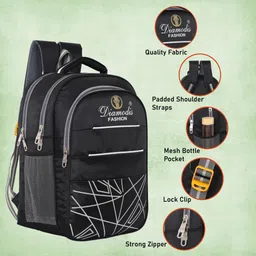 diamodis fashion Large 45 L Laptop Backpack New Trendy Choice School & College Bag 07 Medium Light Weigh Waterproof image 3