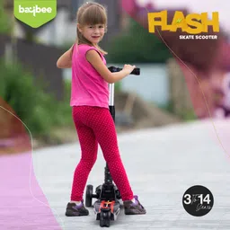 baybee Flash Kick Scooter for Kids Boys Girls image 2