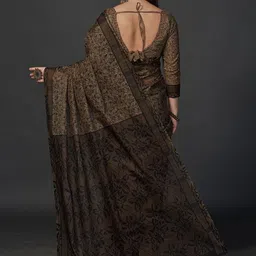 Rani Saahiba Pure Cotton Block Print Saree image 3