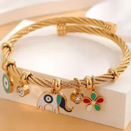 ATRAER Unisex Stainless Steel Charm Bracelet-picture-32