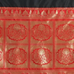 Shriyangan Ethnic Motifs Zari Art Silk Handloom Kanjeevaram Saree image 4