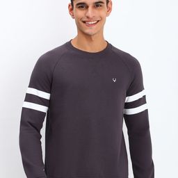 Allen Solly Men Solid Round Neck Cotton Pullover Sweatshirt-picture-38