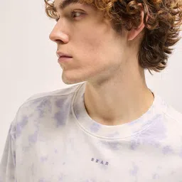THE BEAR HOUSE Men Tie and Dye Dyed Oversized T-shirt image 2