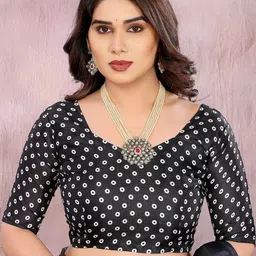 KALINI Floral Printed Bhagalpuri Saree image 3