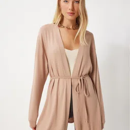 Happiness istanbul Women V-Neck Cardigan Sweaters-picture-31