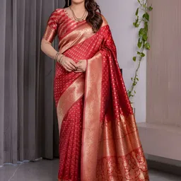 AVANTIKA FASHION Ethnic Motifs Woven Design Zari Kanjeevaram Saree image 2