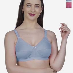 SHYAM SONS FLAIR Women Solid Full Coverage Bra Pack Of 2-picture-11