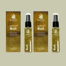 WILDPLAY Set Of 2 Musk Oud Alcohol Free Perfume - 8 ml Each image 4