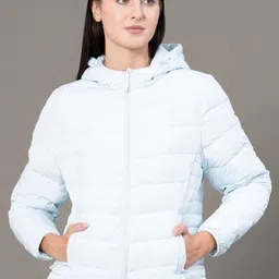 Red Tape Women Hooded Solid Puffer Jacket image 4
