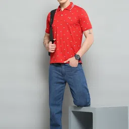 Cloak & Decker Men Printed Polo Collar T-shirt image 3