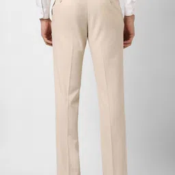 Van Heusen Men Mid-Rise Slim Fit Flat-Front Formal Trousers image 5