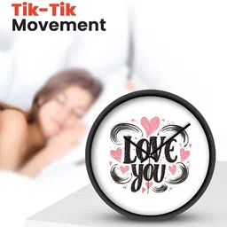 OLIVE TREE Black & White Printed Contemporary Wall Clock image 5