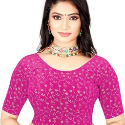 PU FASHION Women Ready to Wear Saree Blouse image 3