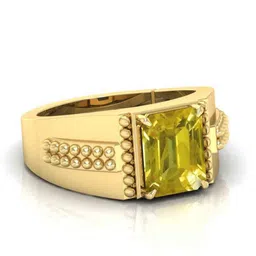 RRVGEM Pukhraj Gem Finger Ring-picture-30