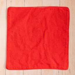 The Zappy Box Red & Green Embroidered Cotton Square Cushion Covers image 2