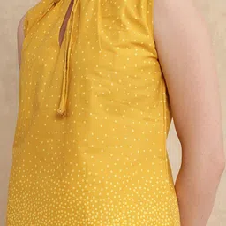 RAREISM Polka Dot Print Cotton Top image 5