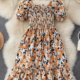 deklook PTVIZE Girls Polyester Fit and Flare Dress image 5