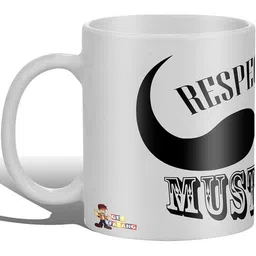 Get Fatang White Typography Printed Ceramic Glossy Mugs Set of Mugs image 3