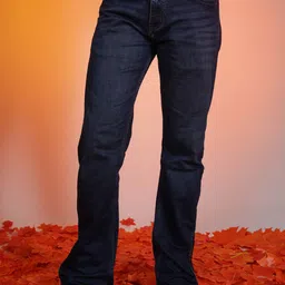Fear No Man Men Bootcut Mid-Rise Stretchable Jeans-image-70