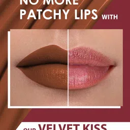 PERPAA Set Of 2 Velvet Kiss Matte Liquid Lipsticks- 3.5 ml Each- Wine - Chocolate Brown image 2