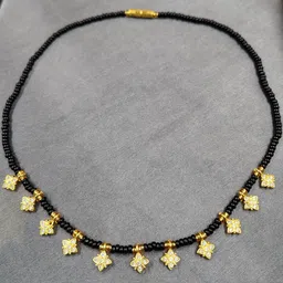 MK gallery Artificial Beaded Minimal Necklace-picture-28