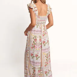 LULU & SKY Floral Printed Basic Jumpsuit image 5