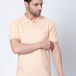 Sparky Men Polo Collar Pockets Slim Fit T-shirt-image-62