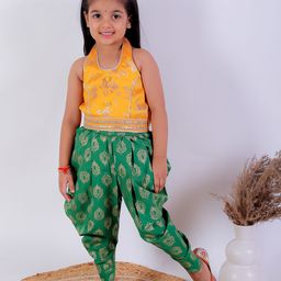 Twisha Girls Embellished Top with Dhoti Pants-picture-34