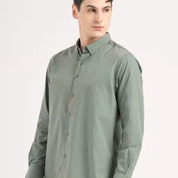 Red Tape Men Solid Button-Down Collar Casual Shirt image 3