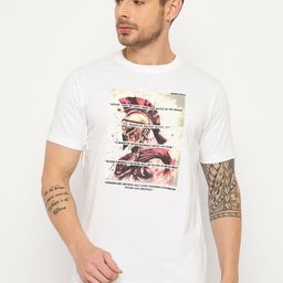 Duke Typography Printed Round Neck Cotton Slim Fit T-shirt-picture-34