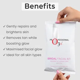 o3+ Bridal Facial Kit for Radiant & Glowing Skin - Suitable for All Skin Types 120 g image 4