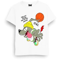 Cooldesi Kids-Unisex White Cotton Tshirts-picture-13