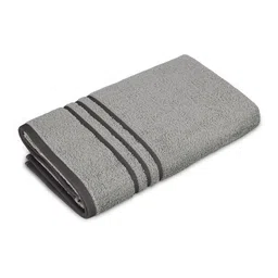 Layers Basicx Grey Pure Cotton 380 GSM Bath Towel-picture-39