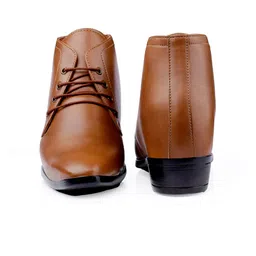 Bxxy Men Hidden Elevator Formal Lace-up Regular Boots image 3