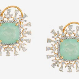 Kushal's Fashion Jewellery Geometric Studs Earrings image 4