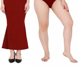 FEMULA Women Fishcut Cotton Stretchable Saree Shapewear With Brief-picture-28
