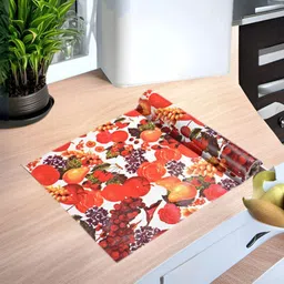 REVEXO Orange And White Printed Water-Resistant Organiser-picture-34