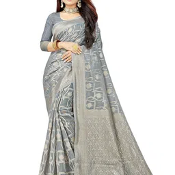 Florence Woven Design Zari Pure Cotton Banarasi Saree-picture-34