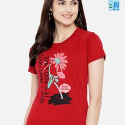 Tromko Women Typography Printed T-shirt-picture-34