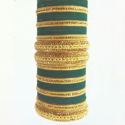 SGN fashion Green Copper Bangles-picture-25