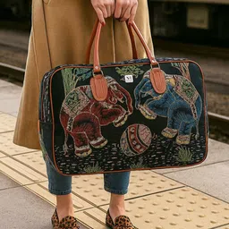 NFI essentials Canvas Animal Printed Tote Bag image 3