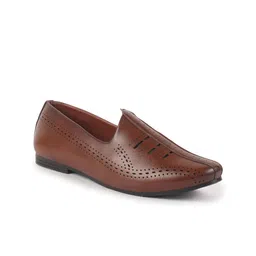 FAUSTO Men Round Toe Slip-On Ethnic Mojaris-picture-28
