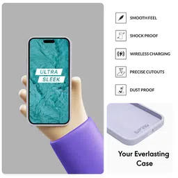 SPRIG Solid Printed iPhone 14 Pro Back Case Mobile Accessories image 3