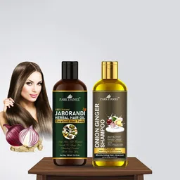 Park Daniel Set Of Jaborandi Herbal Hair Oil & Onion Ginger Shampoo - 200ml Each-image-19