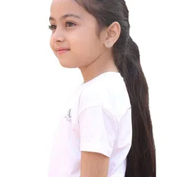 APPALUZO Girls Anti Static Typography Printed Round Neck Relaxed Fit T-shirt image 3