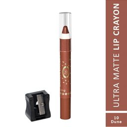 fashion colour Fashion Women Colour Ultra Matte Waterproof Vegan Lip Crayon with Sharpener 2.8 g -Dune 10-picture-42