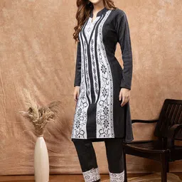 TYSORT Women Ethnic Motifs Printed Kurta with Trouser-picture-28