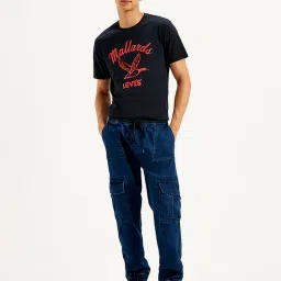 levi's Men's Indigo Tapered Cargo Trousers image 2